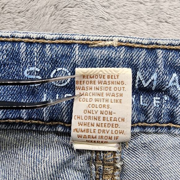 Sonoma Life + Style Jeans Womens 16 Blue Modern Fit Capri Crop Mid Rise Stretch - Picture 8 of 13